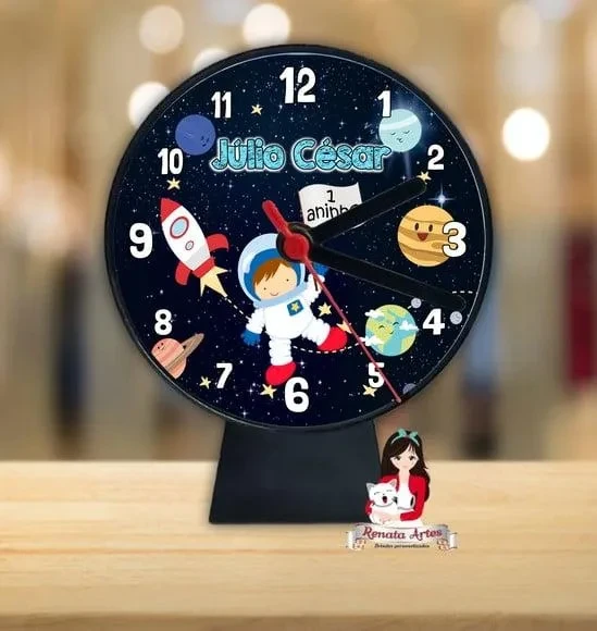 Relógio de Mesa Astronauta