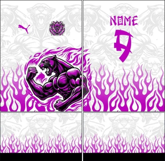 Arte Vetor Camisa Interclasse Pantera 284