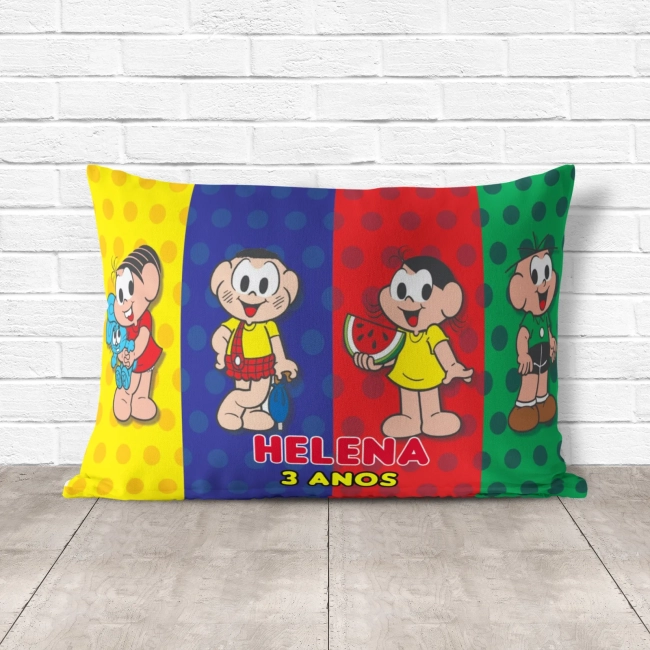 Almofada Personalizada lembrancinhas da Turma da Monica