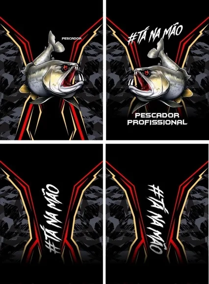 Arte Vetor Camisa Pesca-mod-0097