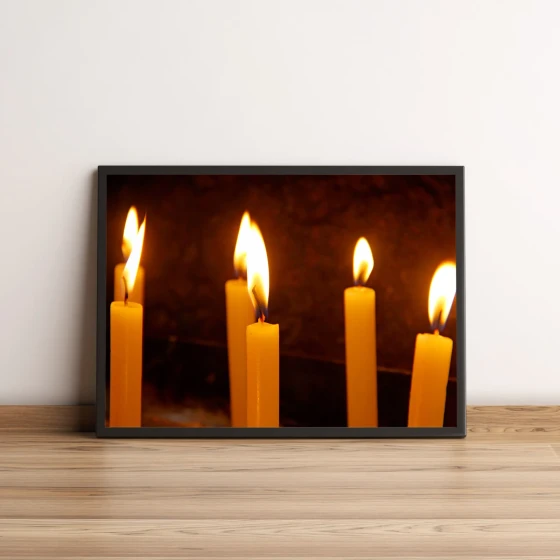 Quadro Velas Acessas 335