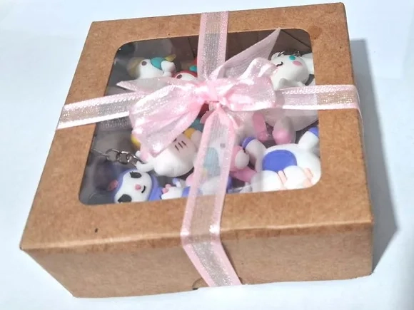 Chaveiro Hello Kitty 3d Emborrachado Pacotes com 5 Unidades
