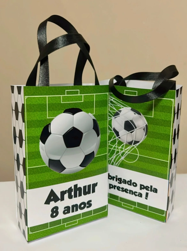 Sacolinhas Personalizadas Futebol Lembrancinhas Para Aniversário