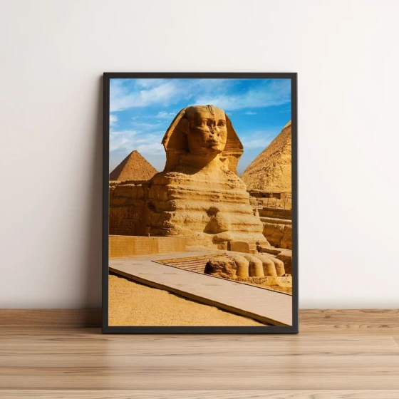 quadro grande esfinge de gizé no egito 100