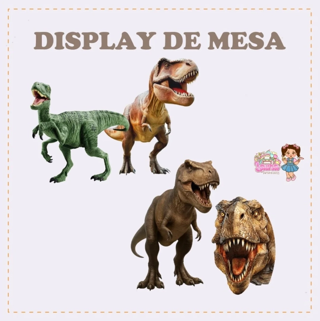 Kit Festa Só Um Bolinho JURASSIC PARK - Decoração de Festa
