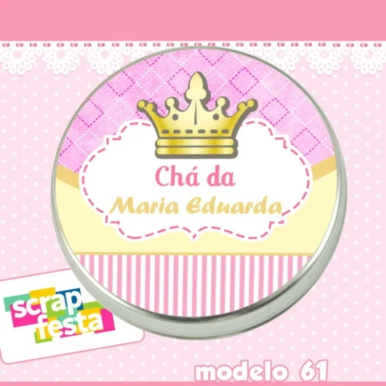 Lembrancinhas de Chá de Bebê Latinhas