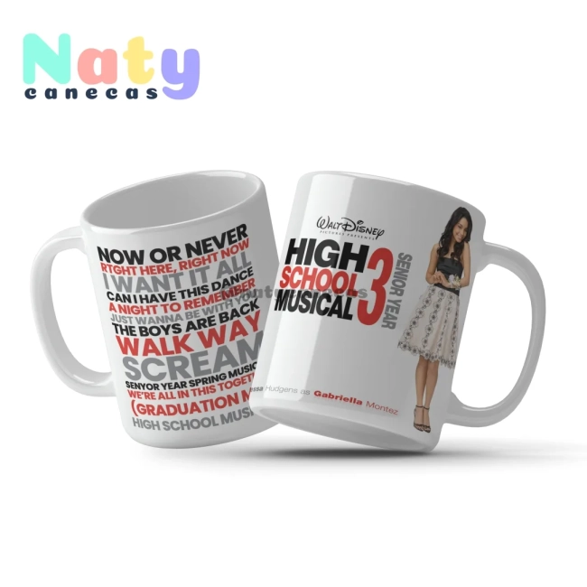 Caneca Personalizada Trilha Sonora High School Musical 3