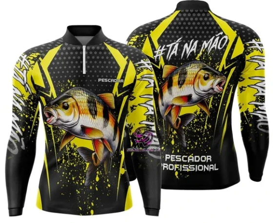 Arte Vetor Camisa Pesca-mod-0099