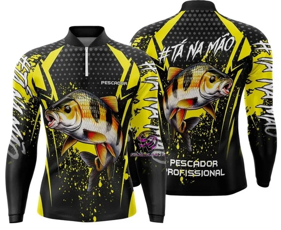Arte Vetor Camisa Pesca-mod-0099