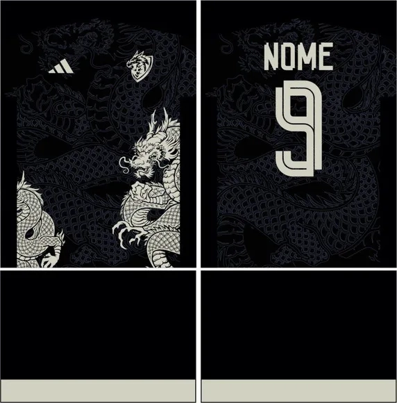 Arte Vetor Camisa Interclasse Dragão 423