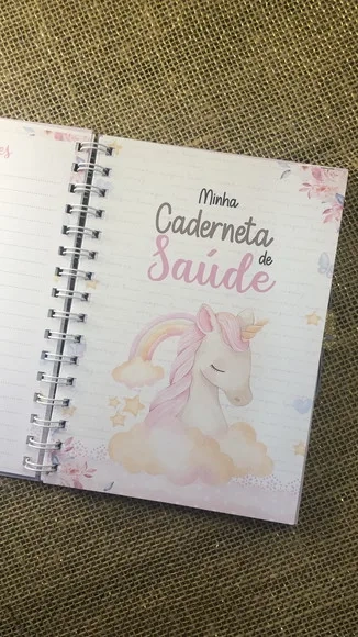 Caderneta de Saúde / Vacinação Personalizada - Unicornio