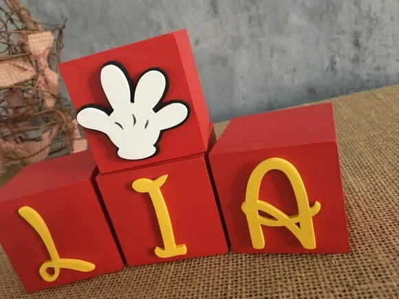 Cubos Decorativos DISNEY 6x6cm