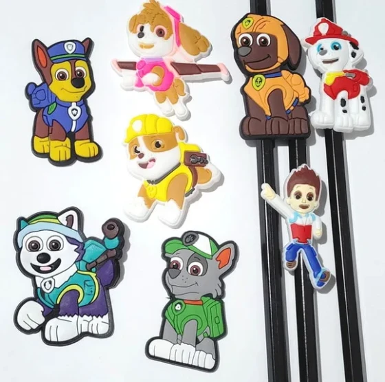 Lápis C/ponteira Patrulha Canina 5cm Pacote com 8 Unidades