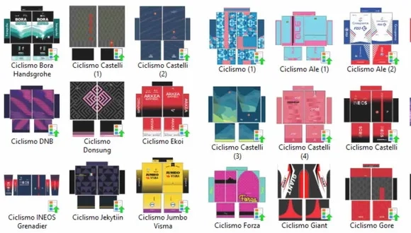 Vetores De Camisa De Ciclimo Pakc-180 Artes