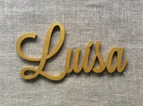 Letras Decorativas Nome De Parede