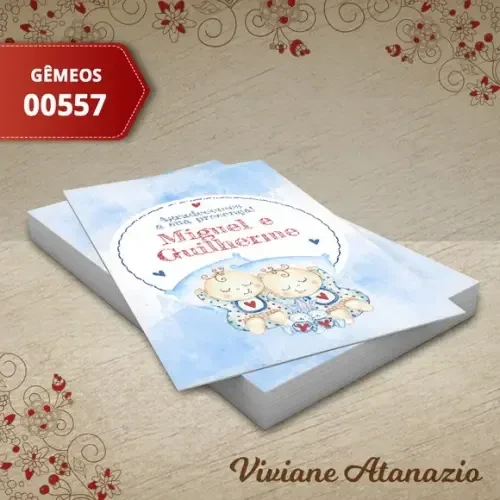 Adesivo Tubete Gêmeos - 00557