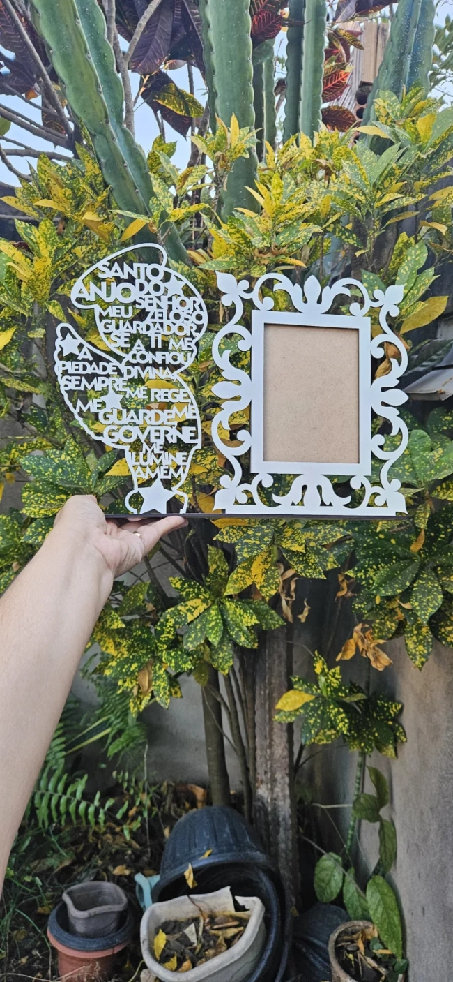 Porta Retrato 10×15  oração do Santo Anjo da Guarda