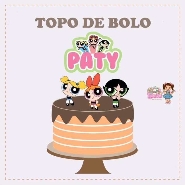 Kit Festa Só Um Bolinho AS MENINAS SUPER PODEROSA - Decoração de Festa