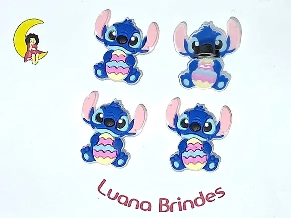 Lápis C/ponteira Stitch Pascoa Pacote com 6 Unidades