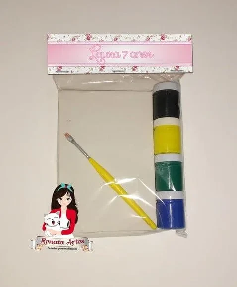 Kit Pintura Personalizado Floral
