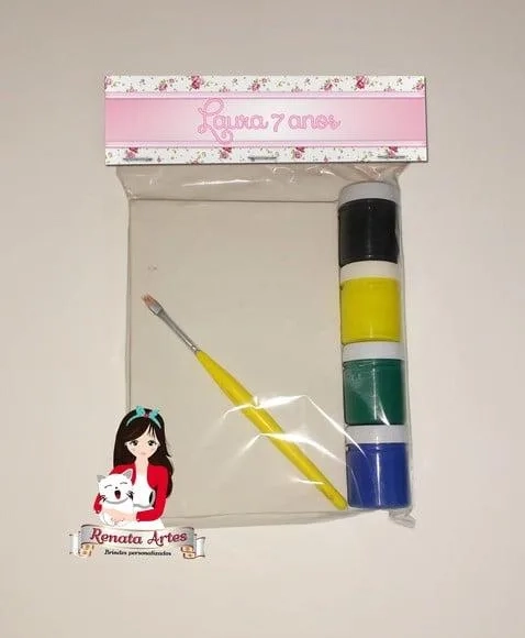 Kit Pintura Personalizado Floral