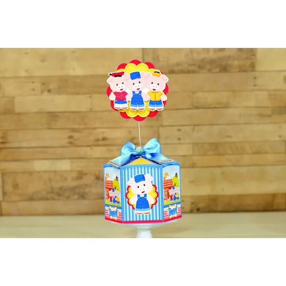 Kit 30 Lembrancinhas - Três Porquinhos