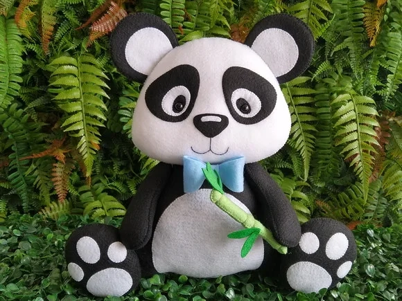 Panda em Feltro