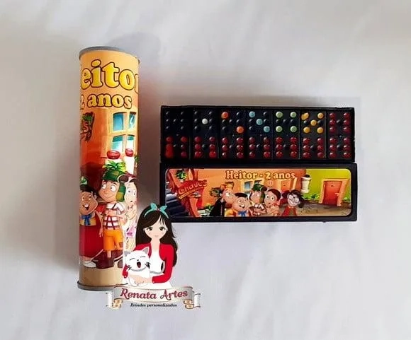Dominó + pega varetas personalizado do Chaves