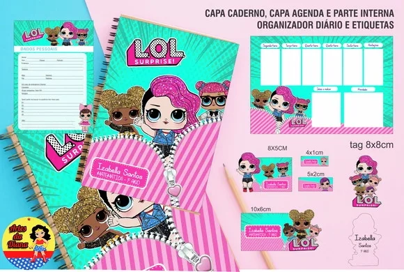 25 Kits Digital Volta as Aulas - Etiquetas e Capas