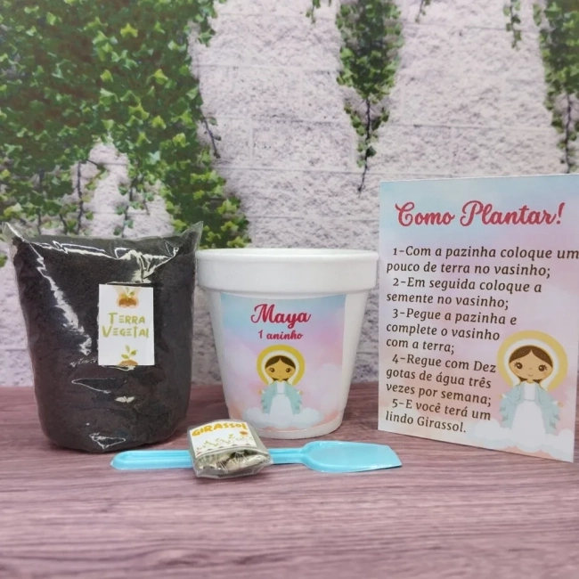 45 unidades Kit Jardinagem Nossa Senhora - Trabalhamos com qualquer tema - Informar tema no chat.