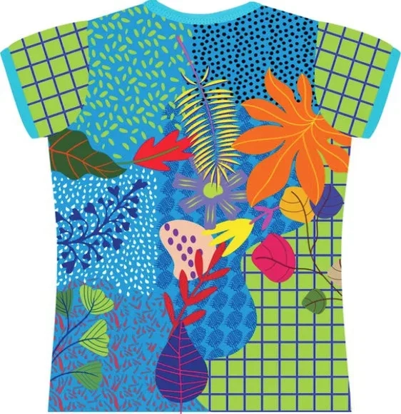 Camiseta Infantil Feminina Girafa