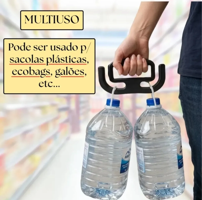Suporte sacolas compras