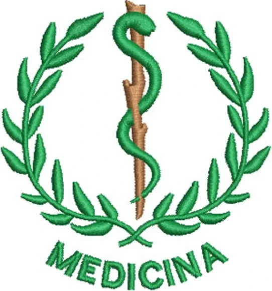 Matriz de Bordado Símbolo Medicina