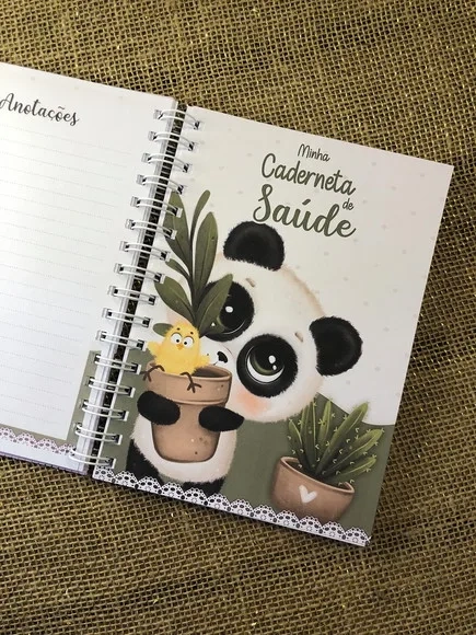 Caderneta de Saúde / Vacinação Personalizada - Panda