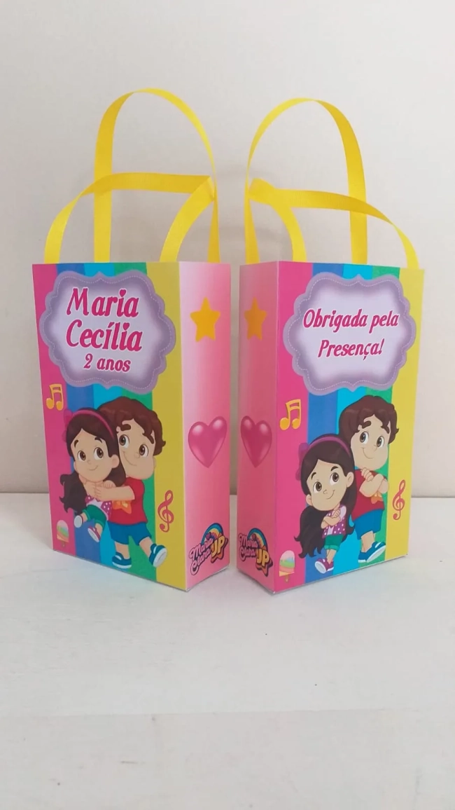 Sacolinhas Personalizadas Maria Clara e jp para Lembrancinhas