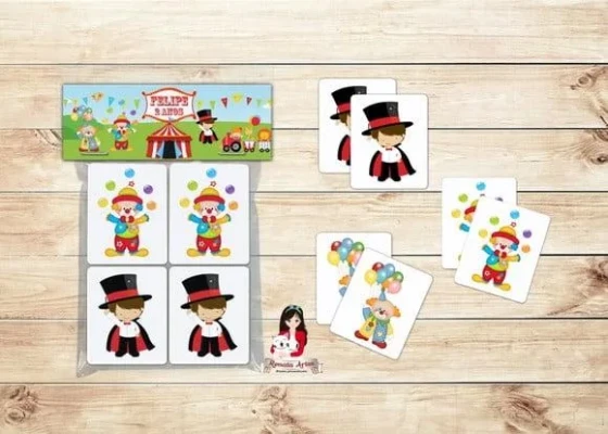 Jogo da Memória Circo