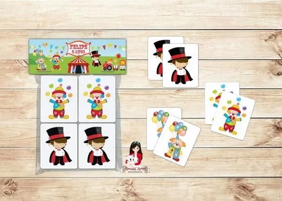 Jogo da Memória Circo