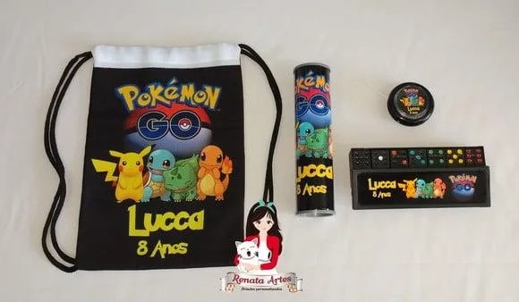 Kit Jogos na Mochila Pokémon Go