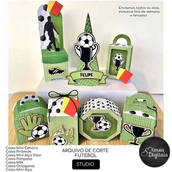 Kit 30 Lembrancinhas Futebol