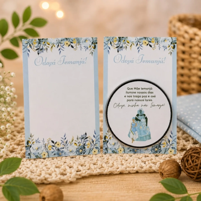 30 unidades de Vela Aromática na latinha Personalizada, Iemanja - Oxumare - Orixás e Entidades, fazemos qualquer tema.