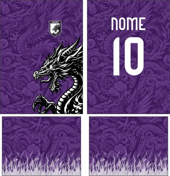 Arte Vetor Camisa Interclasse Dragão Mod-857