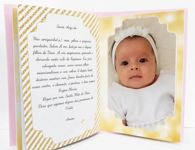 Livro de orações lembrancinha batizado