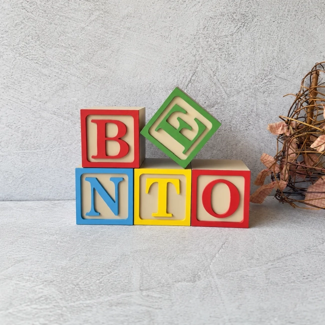Cubos Decorativos Personalizados com Nome – MDF 6x6cm para Quarto de Bebê e Festas