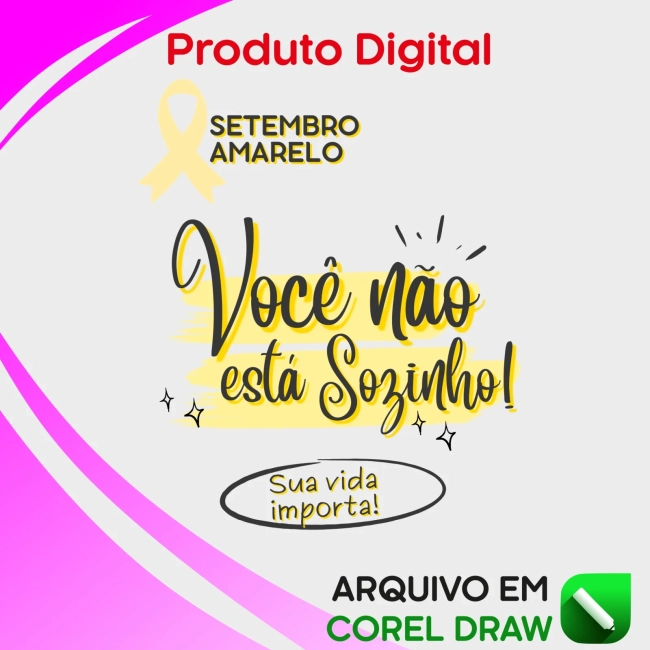 ARTE DIGITAL — SETEMBRO AMARELO