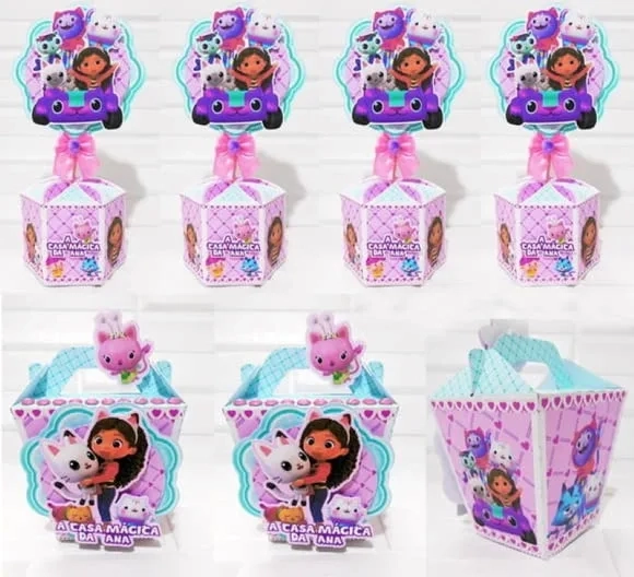 Kit 30 Lembrancinhas a Casa Mágica da Gabi