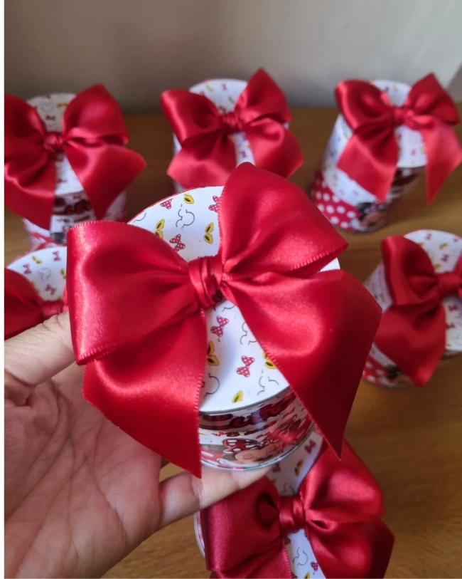 Batatinha personalizada Lembrancinha Minnie