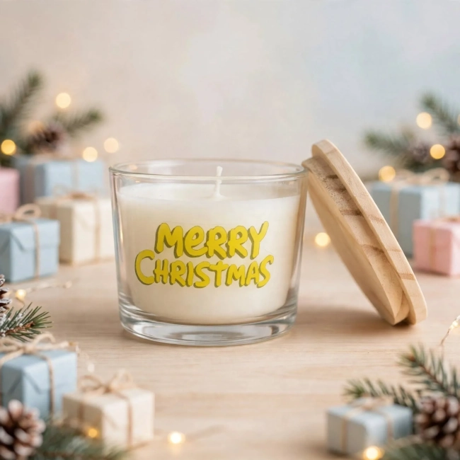 Vela Aromática no Copo Personalizada Natal Os Simpsons - Trabalhamos com outros temas - Informar  tema no chat