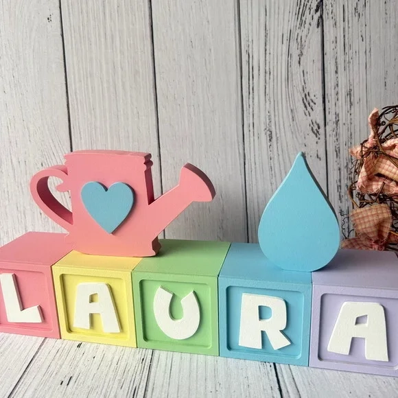 Chuva de Amor Candy 6cm + Regador e Pingo Decoração Bebê