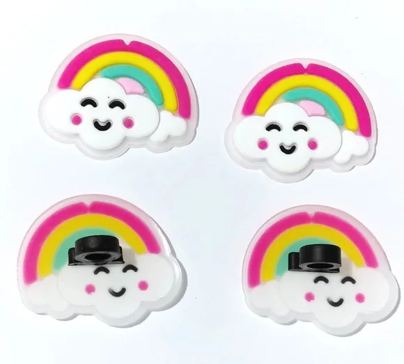 Lápis C/ponteira Nuvem Arco Iris Pacote com 6 Unidades