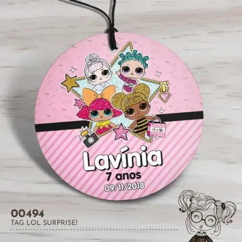 Tag Redonda Lol Surprise! - 00494